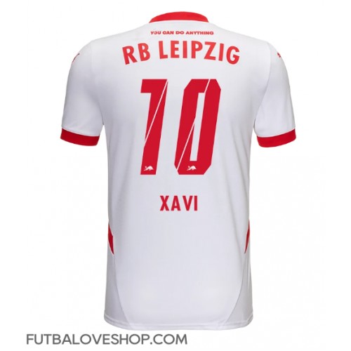 Dres RB Leipzig Xavi Simons #10 Domáci 2024-25 Krátky Rukáv
